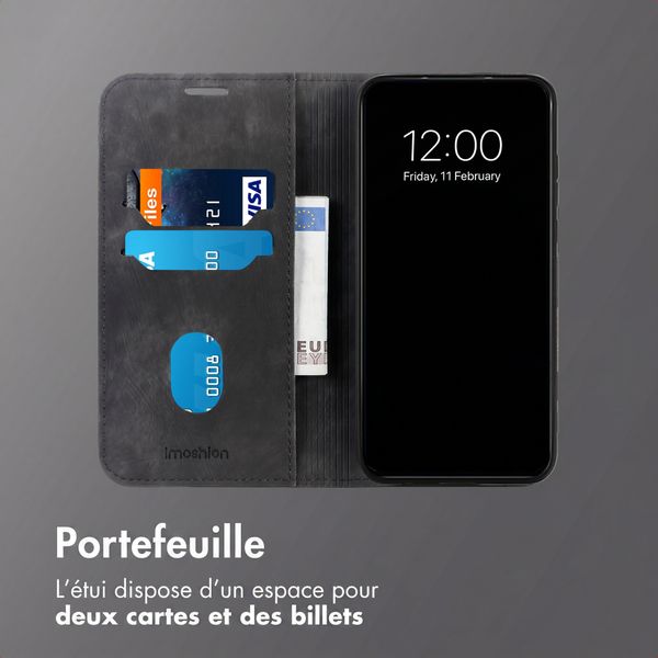 imoshion Étui de téléphone portefeuille Slim Xiaomi 17 Ultra - Noir