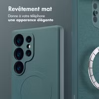 imoshion Coque Couleur avec MagSafe Samsung Galaxy S25 Ultra - Vert foncé