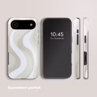 Selencia Coque arrière Vivid avec MagSafe Apple iPhone Air - Desert Waves Beige