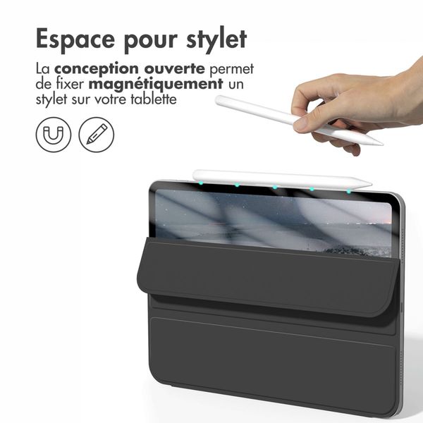 imoshion Magnetic etui de téléphone portefeuille Apple iPad 11 (2025) 11 pouces A16 / iPad 10 (2022) 10.9 pouces - Noir