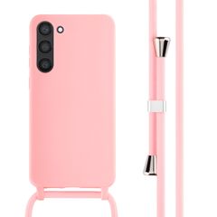 imoshion Coque en silicone avec cordon Samsung Galaxy S23 Plus - Rose