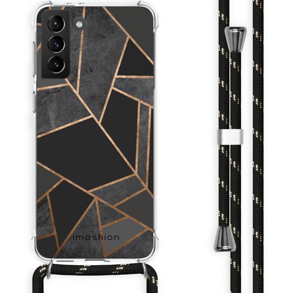 imoshion Coque Design avec cordon Samsung Galaxy S21 Plus - Black Graphic