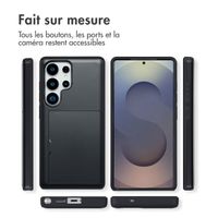 imoshion Coque arrière avec porte-cartes Samsung Galaxy S25 Ultra - Noir