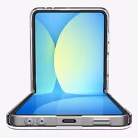 Spigen Coque Ultra Hybrid Pro MagFit Samsung Galaxy Z Flip 7 - Clear / White