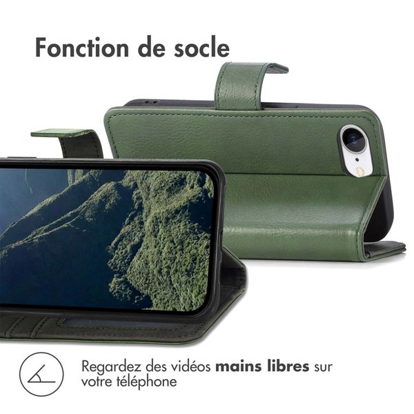 imoshion Étui de télephone portefeuille de luxe Apple iPhone 17e / 16e - Vert