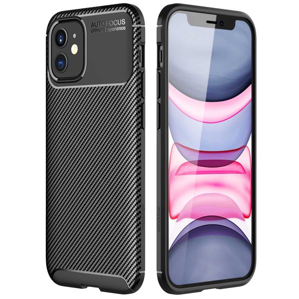 imoshion Coque silicone Carbon iPhone 12 Mini - Noir