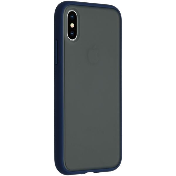 imoshion Coque Frosted iPhone X / Xs - Bleu