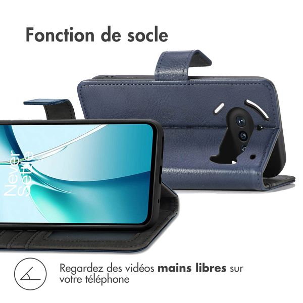 imoshion Étui de télephone portefeuille Nothing Phone (3a) - Bleu foncé