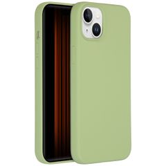 Accezz Coque Liquid Silicone Apple iPhone 15 Plus - Vert