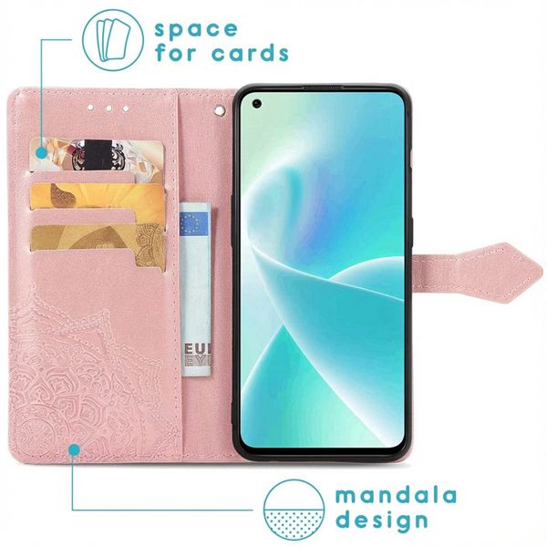 imoshion Etui de télephone Mandala OnePlus Nord 2T - Rose Doré