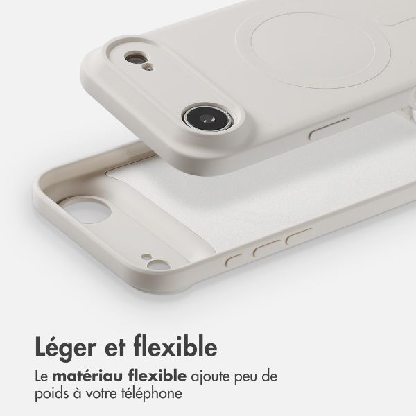 imoshion Coque Couleur avec MagSafe Apple iPhone Air - Beige