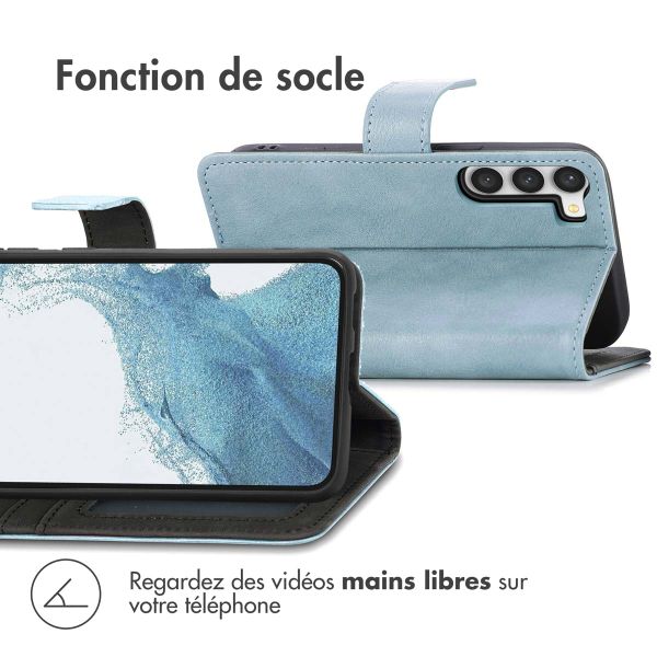 imoshion Étui de télephone portefeuille Samsung Galaxy S23 - Bleu clair