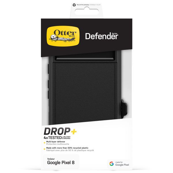 OtterBox Defender Rugged Backcover Google Pixel 8 - Black