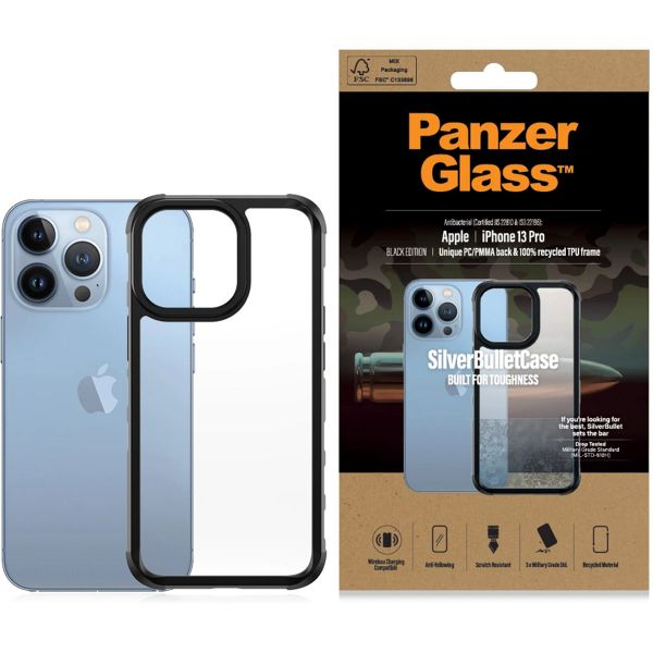 PanzerGlass SilverBullet ClearCase Apple iPhone 13 Pro - Noir