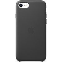 Apple Coque Leather iPhone SE (2022 / 2020) - Noir