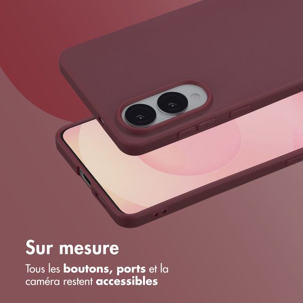 imoshion Coque Couleur Samsung Galaxy S25 Edge - Wine Red