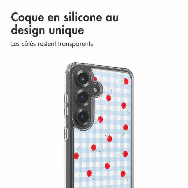 imoshion Coque Design Samsung Galaxy S25 - Cherry Check