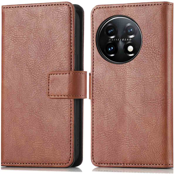 imoshion Étui de télephone portefeuille OnePlus 11 - Marron