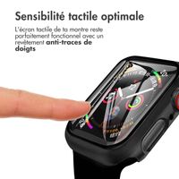 imoshion Coque rigide à couverture complète Apple Watch Series 7 / 8 / 9 - 45 mm - Noir