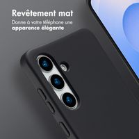 imoshion Coque arrière Color avec cordon amovible et MagSafe Samsung Galaxy S24 / S25 - Noir