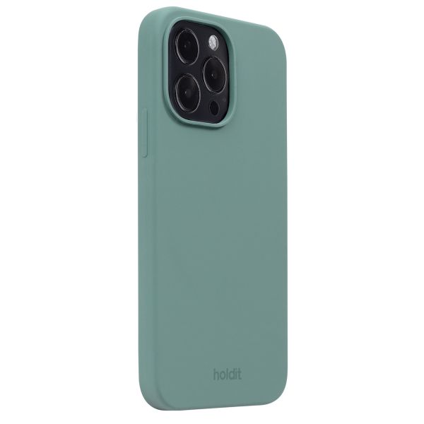 Holdit Coque Silicone Apple iPhone 15 Pro Max - Moss Green