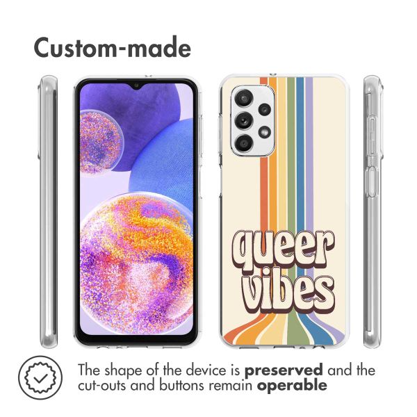 imoshion Coque Design Samsung Galaxy A23 (5G) - Rainbow Queer vibes