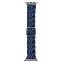 Uniq Bracelet tressé Aspen Apple Watch Series 1 t/m 11 / SE / Ultra (44/45/46/49 mm) - Oxford Blue