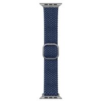 Uniq Bracelet tressé Aspen Apple Watch Series 1 á 10 / SE / Ultra (2) (44/45/46/49 mm) - Bleu Oxford