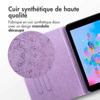 imoshion Coque tablette Apple iPad 9 (2021) 10.2 pouces / iPad 8 (2020) 10.2 pouces / iPad 7 (2019) 10.2 pouces - Lila / Lilac