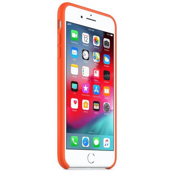 Apple Coque en silicone Apple iPhone 8 Plus / 7 Plus - Spicy Orange