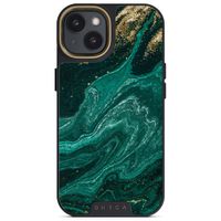 Burga Coque Elite Gold iPhone 15 Plus - Emerald Pool