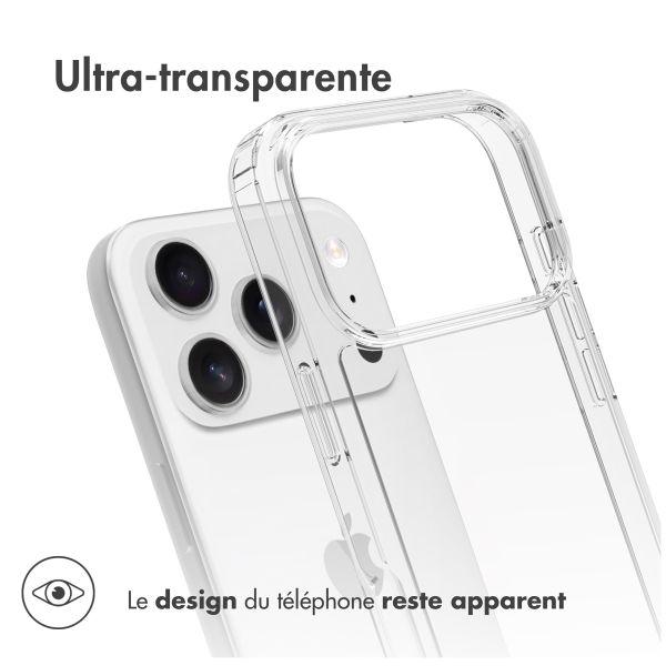 Accezz Coque Xtreme Impact Apple iPhone 17 Pro - Transparent