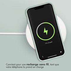 Accezz Coque Liquid Silicone Apple iPhone Xr - Sky Blue