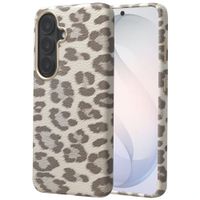 Selencia Coque Sabi imprimé panthère avec MagSafe Samsung Galaxy S26 - Soft Ivory
