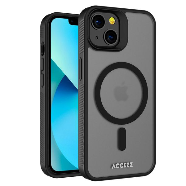 Accezz Coque Givrée Robuste avec MagSafe iPhone 13