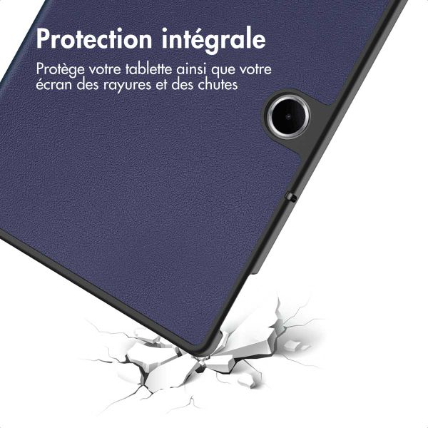 imoshion Coque tablette Trifold OnePlus Pad Lite - Bleu foncé
