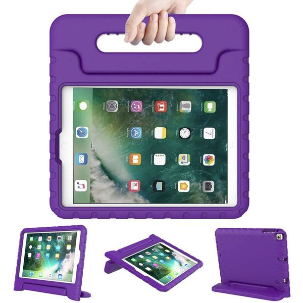 imoshion Coque kidsproof avec poignée iPad 6 (2018) 9.7 pouces / iPad 5 (2017) 9.7 pouces - Violet