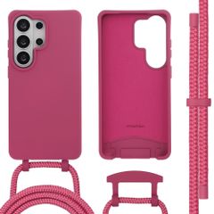 imoshion Coque arrière Color avec cordon amovible et MagSafe Samsung Galaxy S26 Ultra - Raspberry