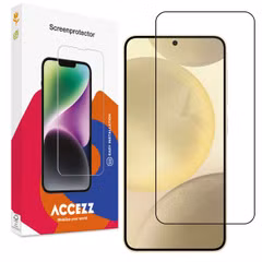 Accezz Protection d'écran en verre trempé Full Cover Samsung Galaxy S24 Plus / S25 Plus
