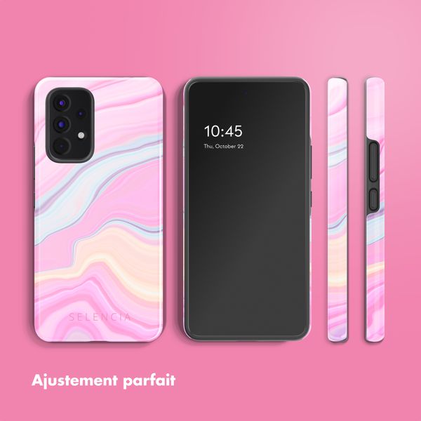 Selencia Coque arrière Vivid Samsung Galaxy A53 - Pastel Lipstick Marble
