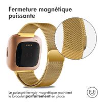 imoshion Bracelet magnétique milanais le Fitbit Versa 2 / Versa Lite - Dorée