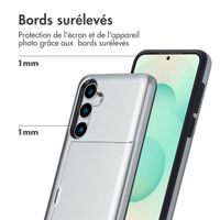 imoshion Coque arrière avec porte-cartes Samsung Galaxy S25 Plus - Gris