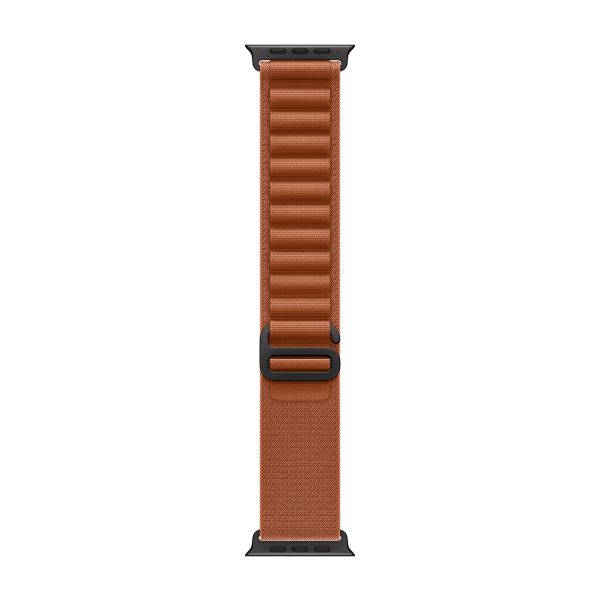 Apple Bracelet Alpine Loop Apple Watch Series 1 - 11 / SE / Ultra (44/45/46/49 mm) - Taille L - Terracotta / Black Titanium
