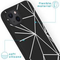 imoshion Coque Design iPhone 13 - Graphic Cube Black