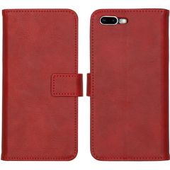 imoshion Étui de télephone portefeuille de luxe Apple iPhone 8 Plus / 7 Plus - Rouge
