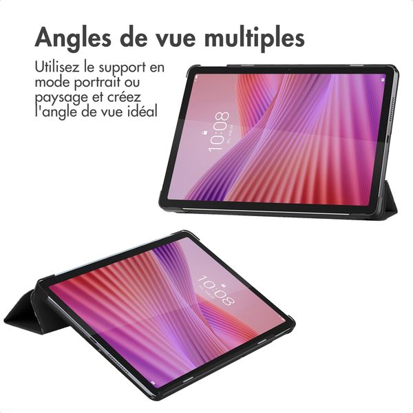 imoshion Coque tablette Trifold Lenovo Tab (2025) - Noir