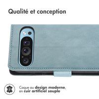 imoshion Étui de télephone portefeuille Google Pixel 9 / 9 Pro - Bleu clair