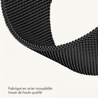 imoshion Bracelet magnétique milanais  - Connexion universelle 22 mm - Noir