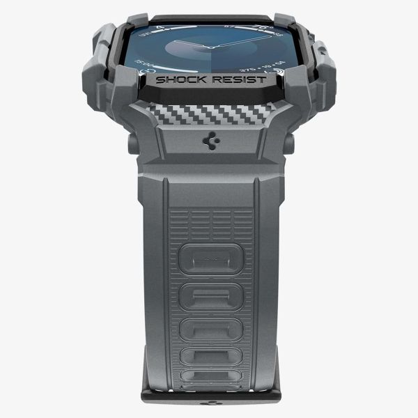 Spigen Coque Rugged Armor™ Pro Apple Watch 10 - 46 mm - Dark Gray