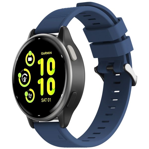 imoshion Bracelet QuickFit® en silicone - Connexion Garmin Watch 22 mm - Bleu foncé